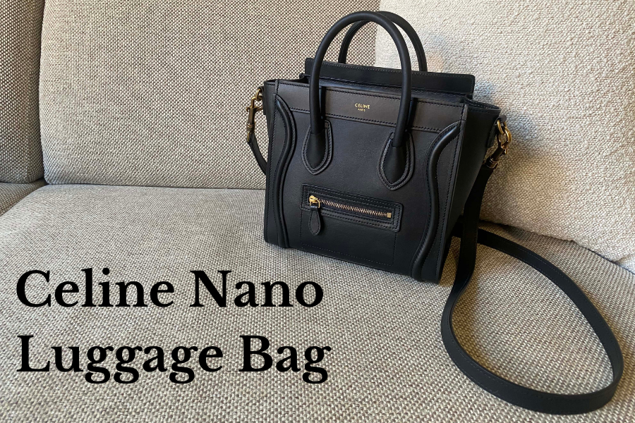 Celine nano luggage clearance gold hardware