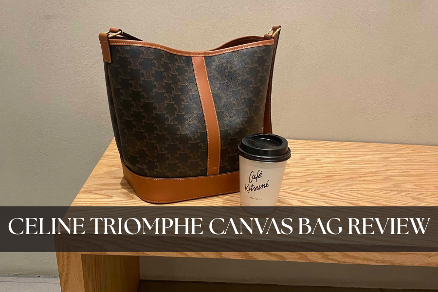 CELINE TRIOMPHE CANVAS BAG REVIEW