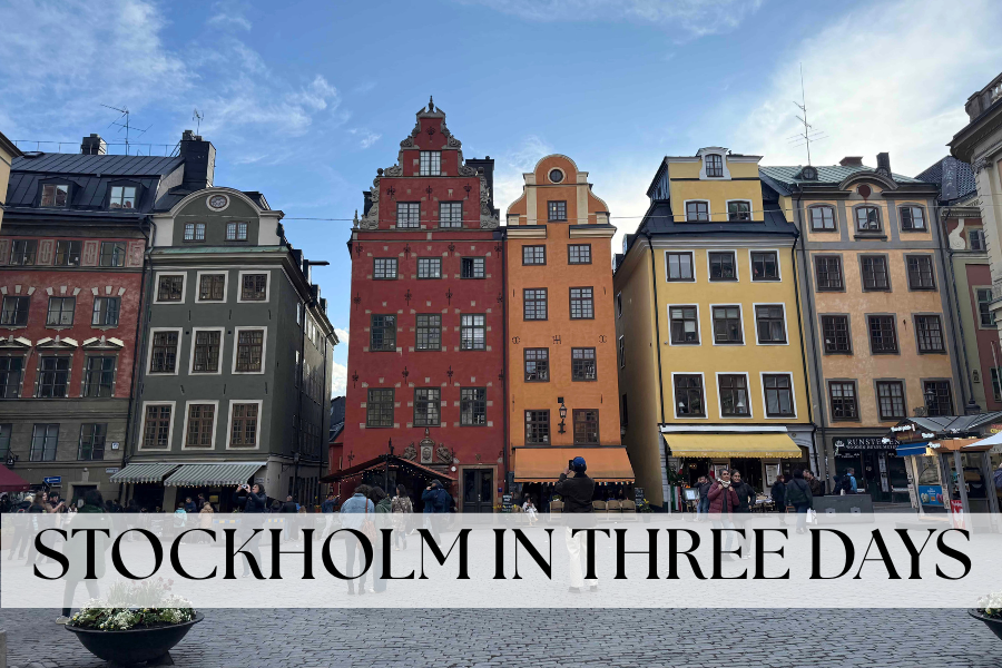 STOCKHOLM IN THREE DAYS